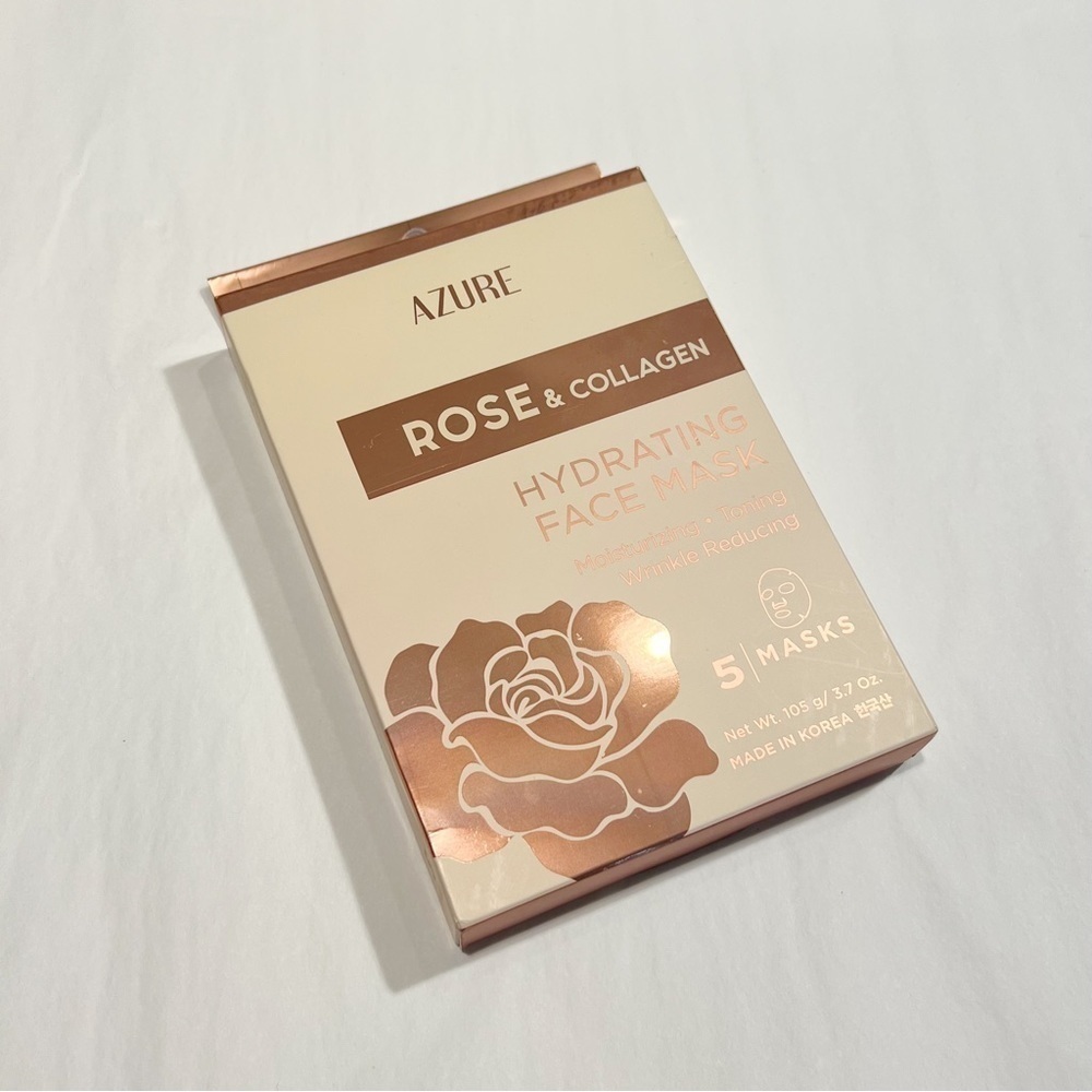 Azure Rose & Collagen Face Masks
